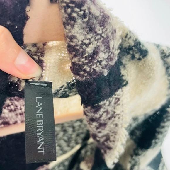 Lane Bryant‎ Open Fringe Blanket Cardigan One Size - Picture 7 of 7